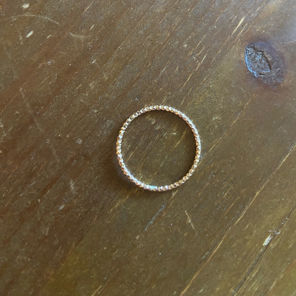 Windblown “Abundance” Stackable Gold Ring - image 1